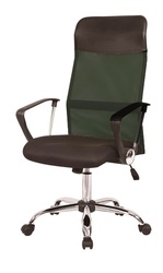 Офисное кресло с высокой спинкой  Оливия H,  цвет черный